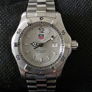 Tag Heuer Professional 200m WK 1312-0 7J Swiss Women's 28mm Watch Works GUC